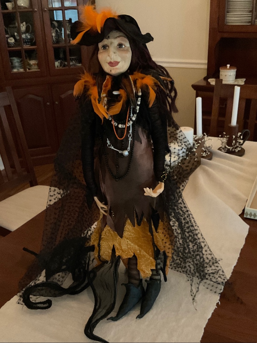 Baba Yaga Witch Doll (Retired) with stand